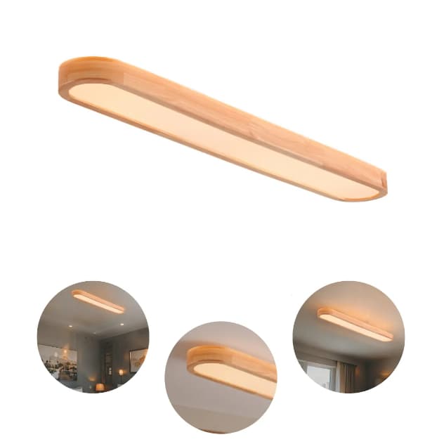 Luminária Teto Led Plafon 95cm Retangular Quarto Escritório