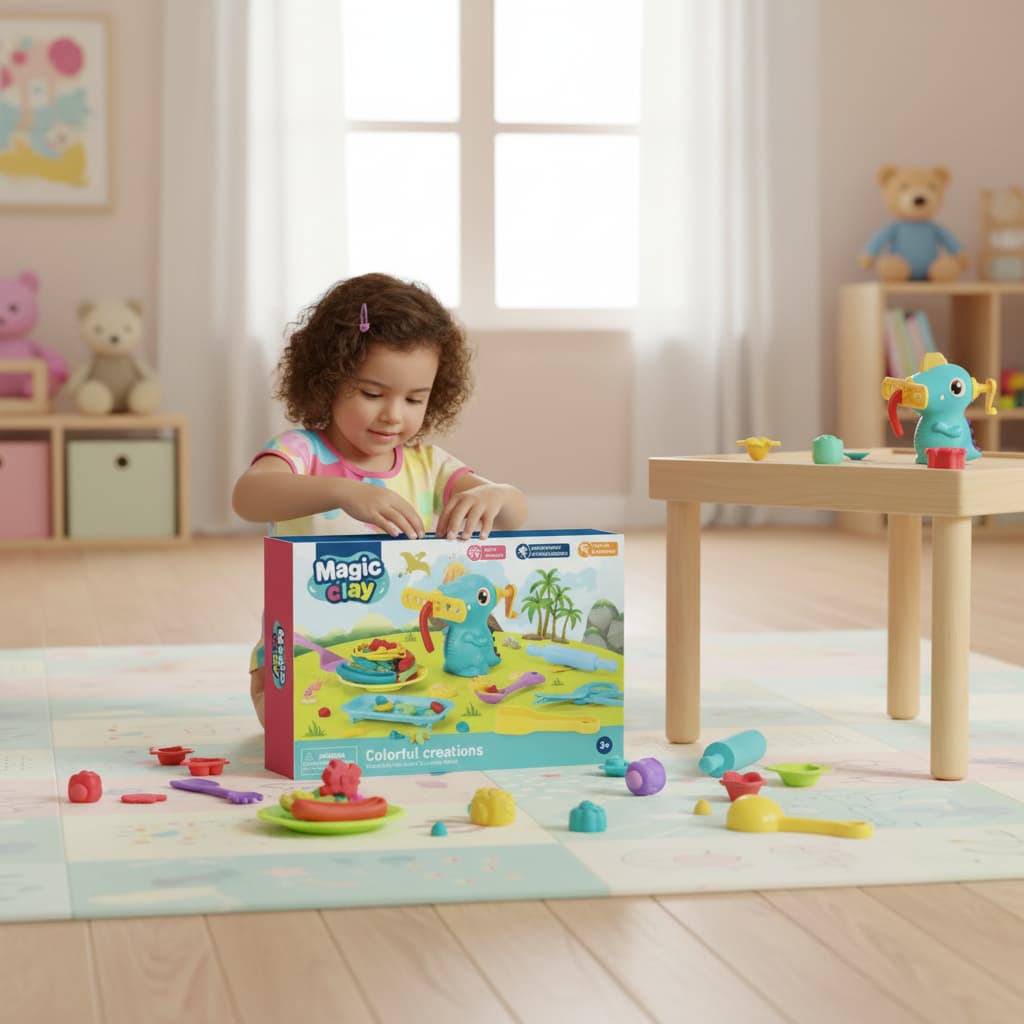 Kit Massinha De Modelar Infantil Completo Brinquedo Educativo Criativo Crianças