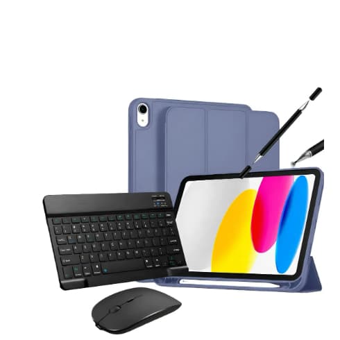 Capa Smart + Teclado + Mouse + Caneta Touch P/ Ipad 11 A16