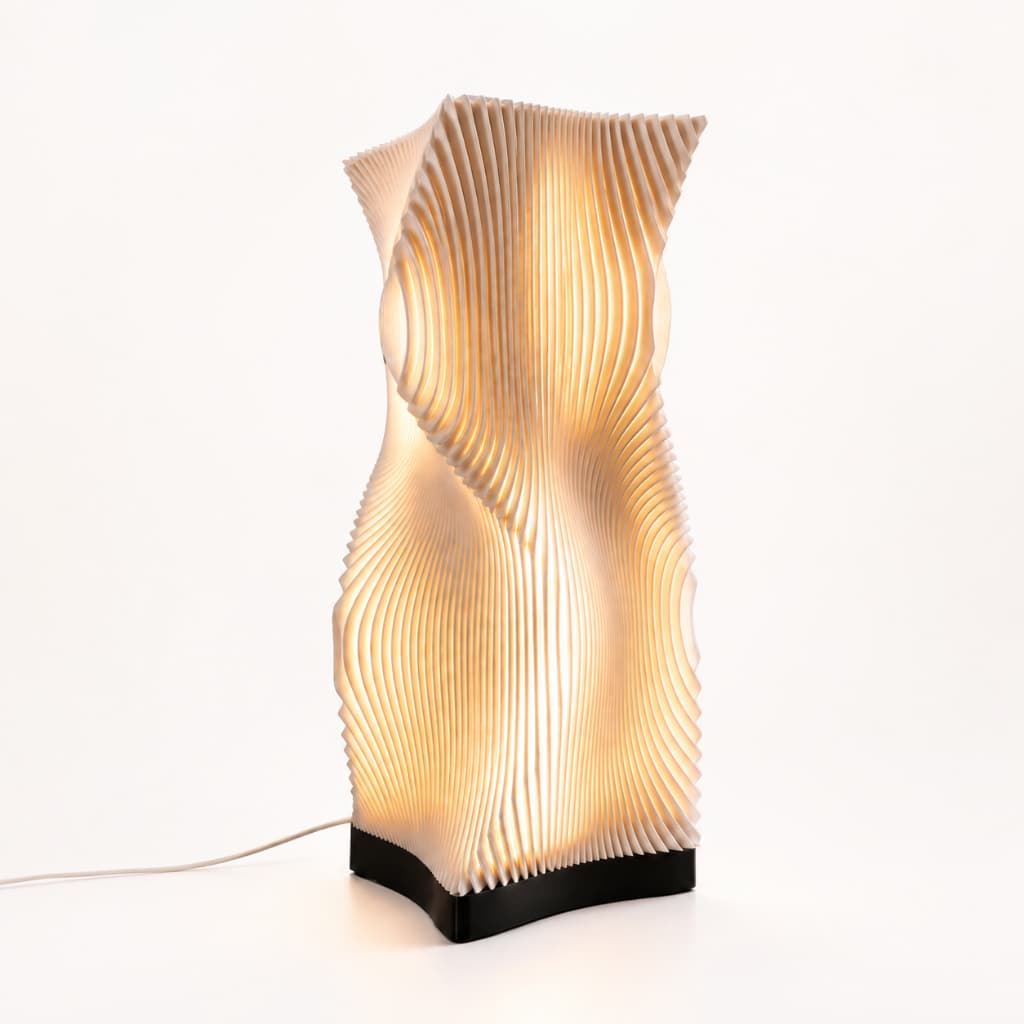 Abajur Ronda Luminária de Mesa Moderna Decorativa LED Design Premium para Quarto Sala Cabeceira e Escritório