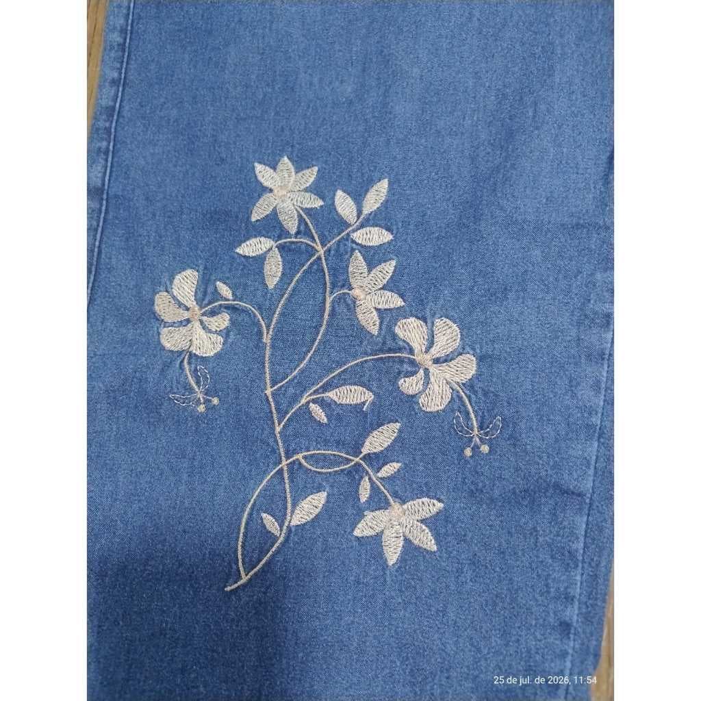 CALÇA JEANS CURTA FEMININA 44