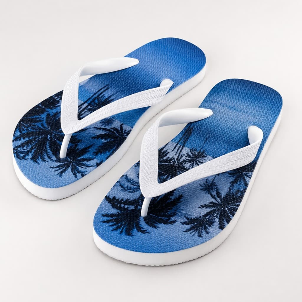 Chinelo Masculino Feminino Coqueiro Listrado Confortável Resistente Moderno Original