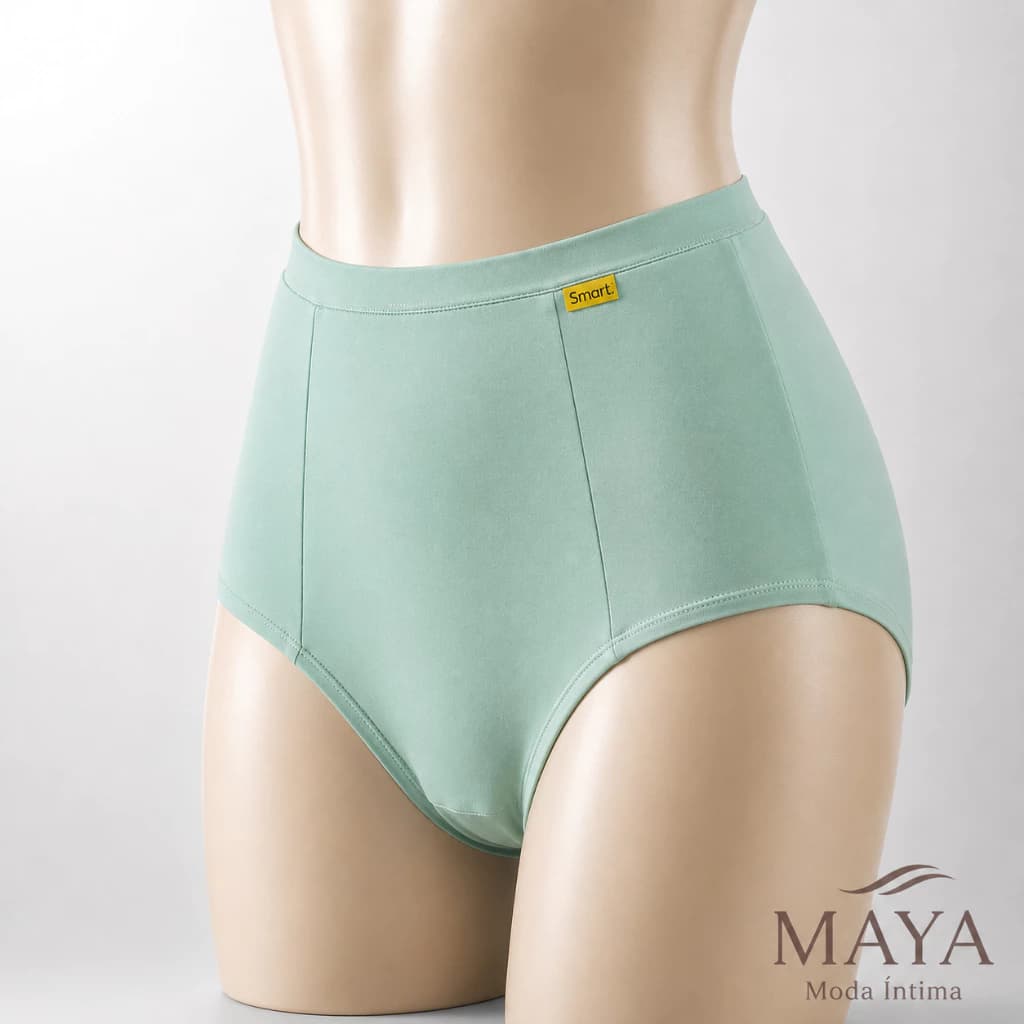 Kit 5 Calcinhas Gestante Pós Parto Pala Dupla Cós Alto Cintura Alta Conforto Premium