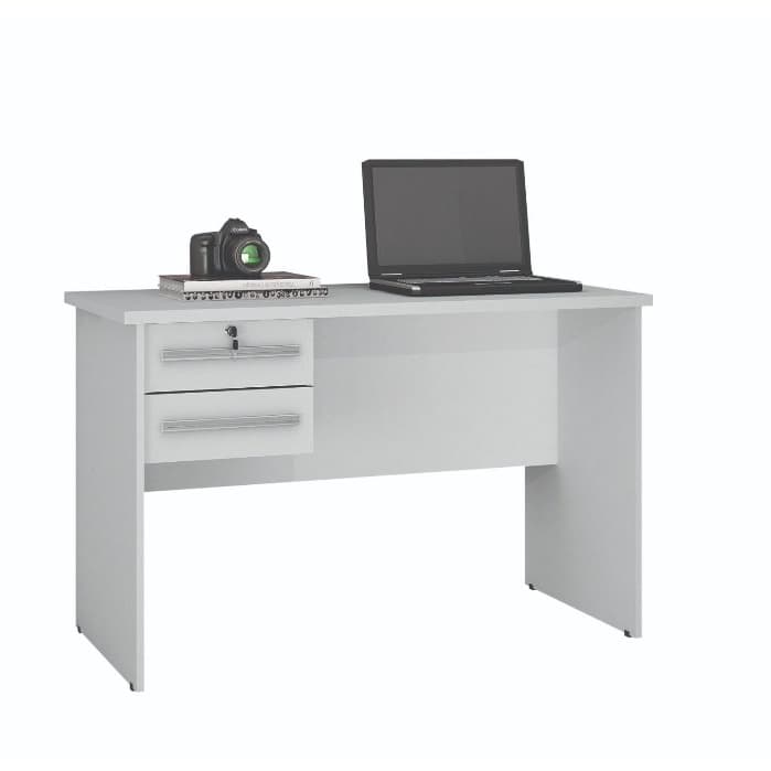 Mesa Escrivaninha Para Computador Bela com Nichos Home Office Estudo Moderna para Escritório