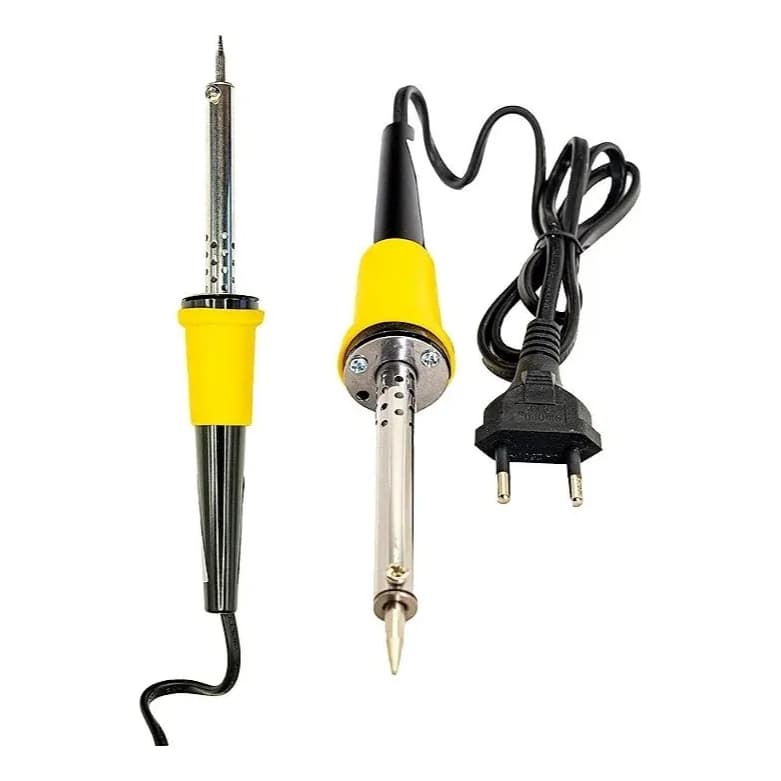 Ferro de Solda Profissional BOMVINK BOM-9514 127V 40W com Suporte e Estanho para Eletrônica, Reparos e Artesanato