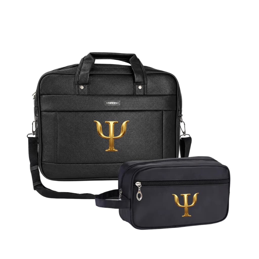 Kit Bolsa Pasta Executiva Necessaire Psicologia Psicólogo