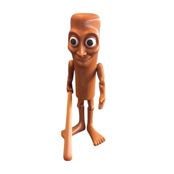 Boneco Bate de Garten of Banban 16cm Impressão 3D Decorativo Colecionável PLA
