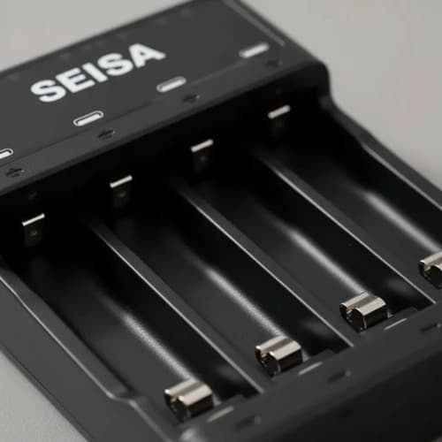 Carregador Universal De Pilhas Seisa Com 4 Slots