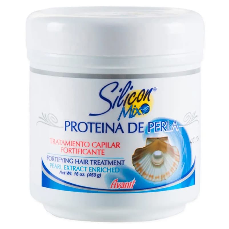 Máscara Capilar Silicon Mix Proteína de Pérola 450g Original Fortificante Hidratação Intensa