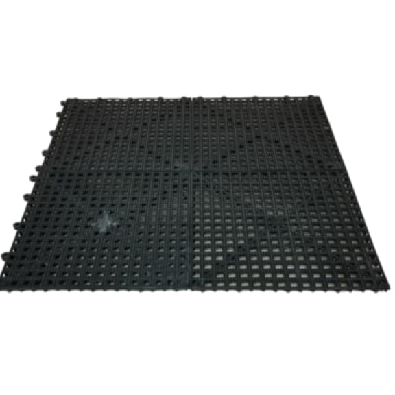4 Tapetes Modular cobre área de 60x60cm  Borracha Reciclada Antiderrapante para Área Pet, Box, Vestiário e Lavanderia