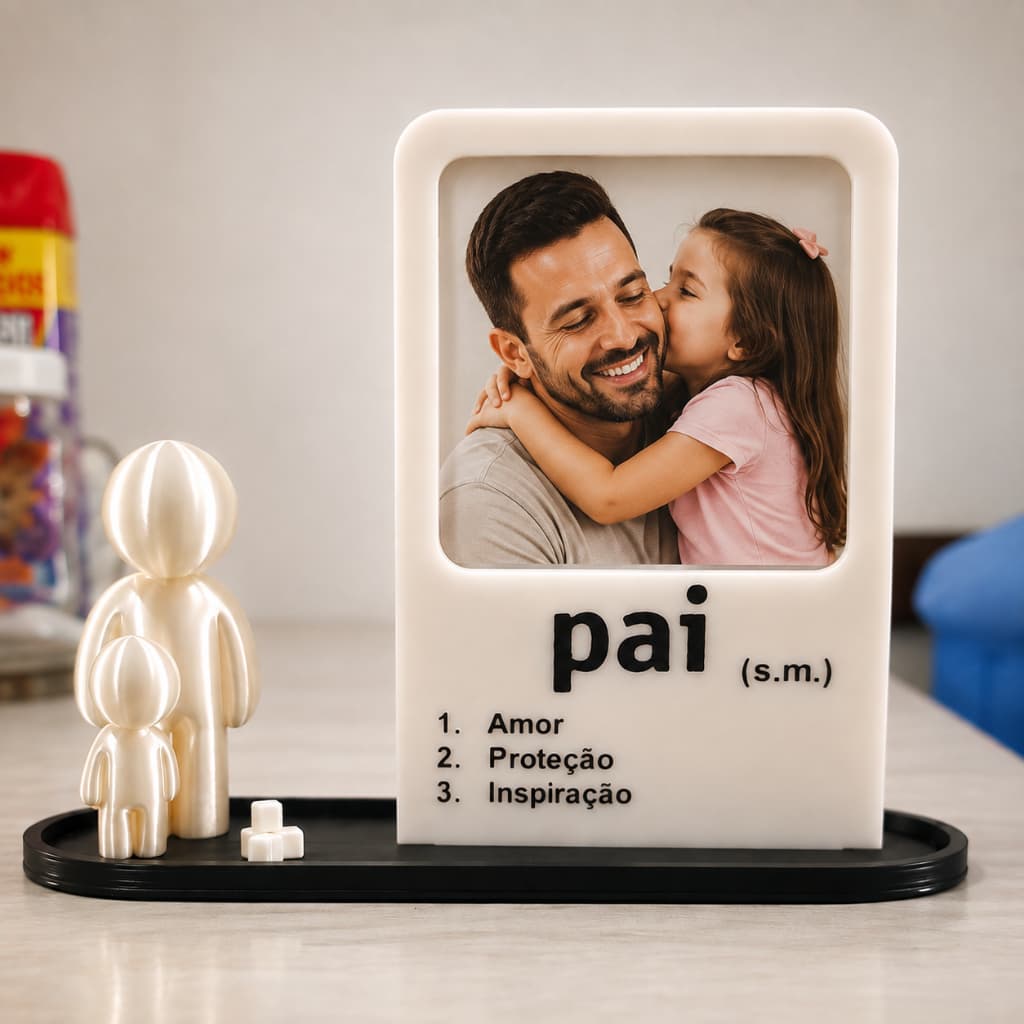 Presente Dia Dos Pais - Porta-Retrato Dia Dos Pais - Porta-Retrato Decorativo Dia dos Pais