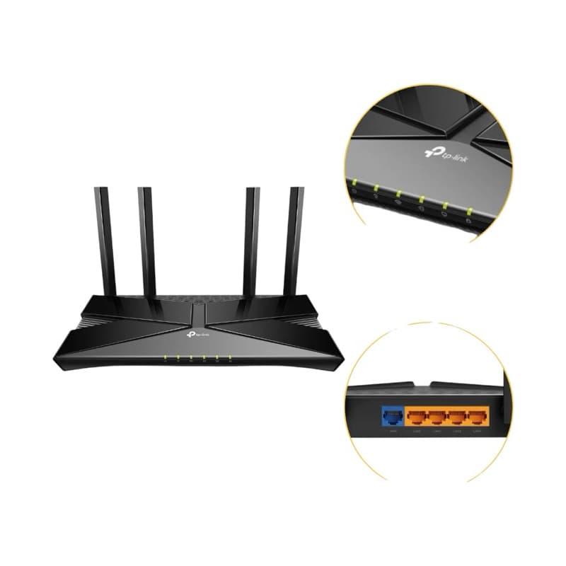Roteador Tp-link Ex520 Wi-fi 6 Dual Band Ax3000 Gigabit 2.4/5 Ghz