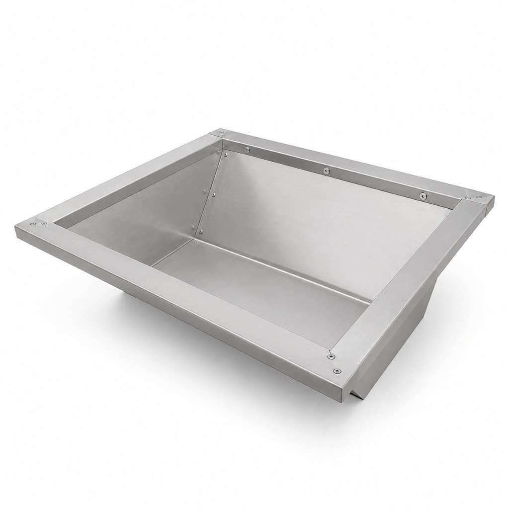Braseiro Para Churrasqueira 4 Espetos C/ Borda De Aço Inox PROMOÇÃO