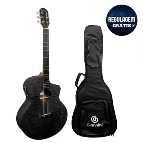 Violão Aço Eletroacústico Giannini Acoustik GJM CEQ REGULADO PELO LUTHIER