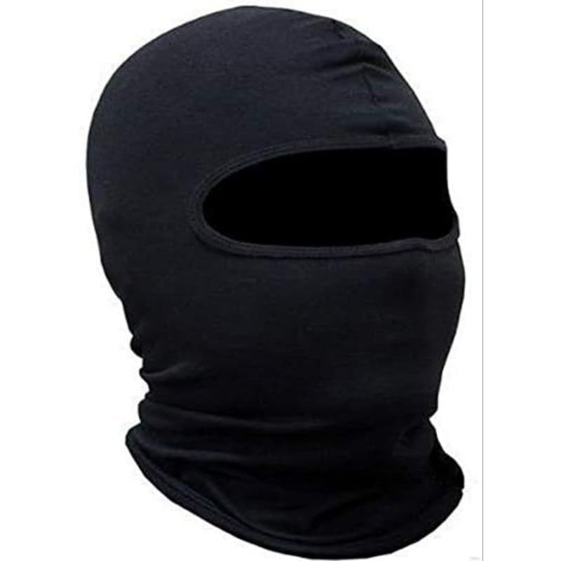 Touca Ninja Balaclava Protetor de Cabeça e Pescoço Para Moto Bike Frio e Vento Preta UV Unissex.