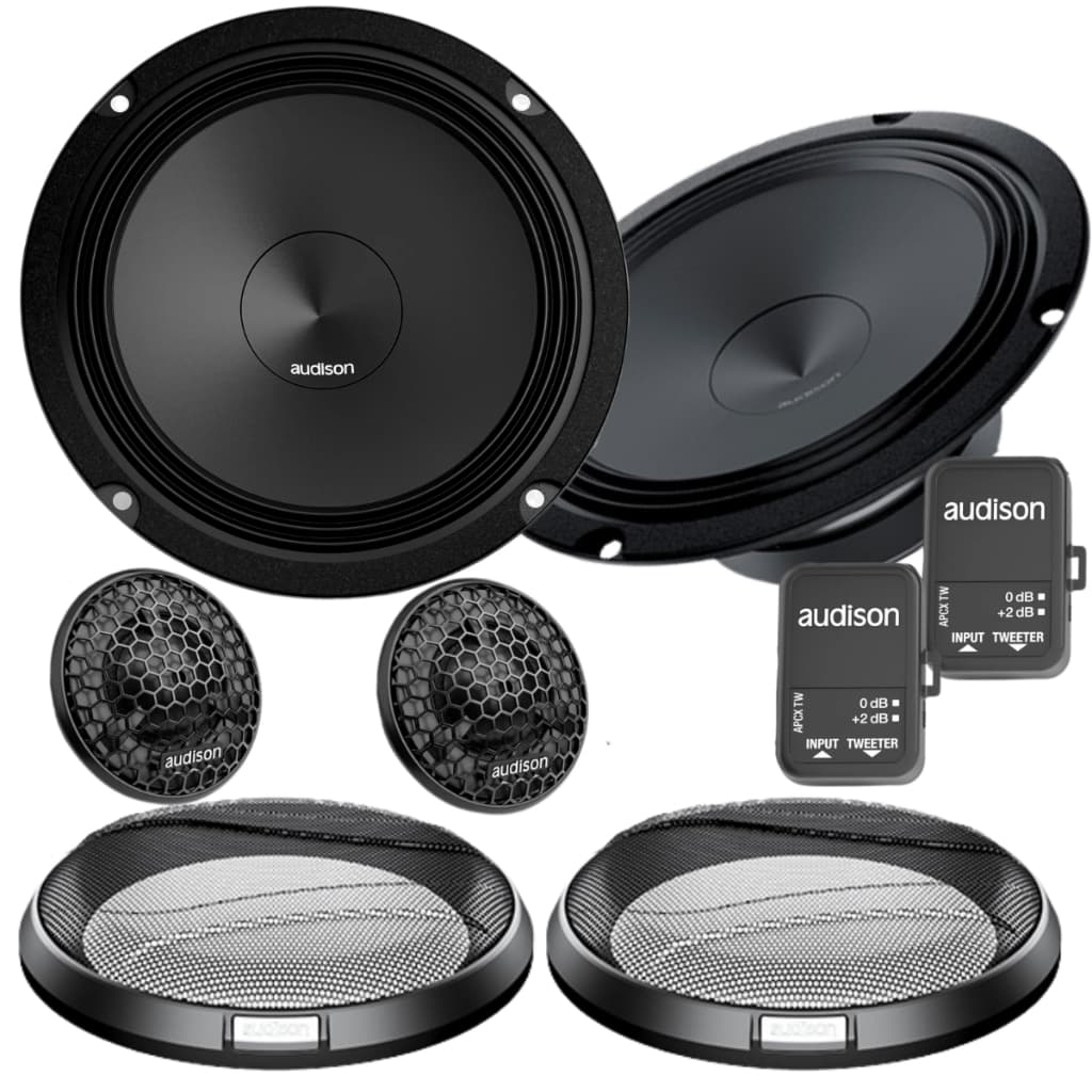 Kit 2 Vias Audison 6 Polegadas 200 Rms Apk165 Som Automotivo