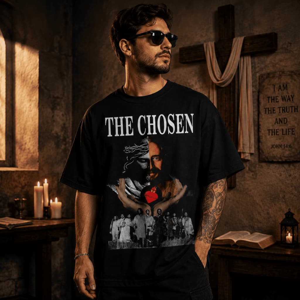 Camiseta Unissex The Chosen Jesus Discípulos Série Cristã Estampa Religiosa Gospel Alerta Rio Itaquaquecetuba Gerdau
