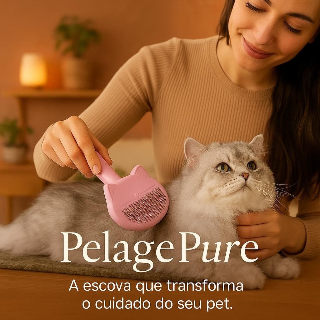 Escova Removepelos Gato Pelos Animais De Estimação Pente Anti Pelagem Sortido