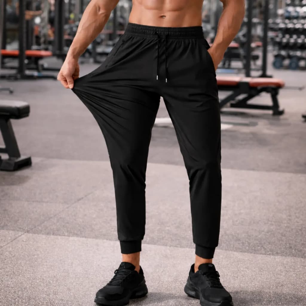 Calça Masculina Tactel Jogger Esportiva Academia Slim Treino