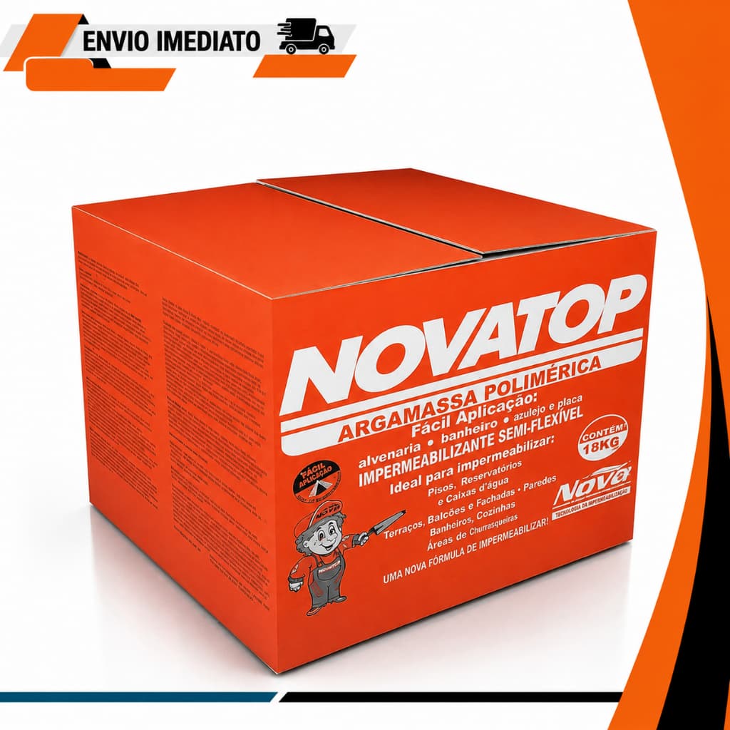 Impermeabilizante Nova Top Similar Quartzolit 18kg Massa Polímérica Cozinha e Banheiros