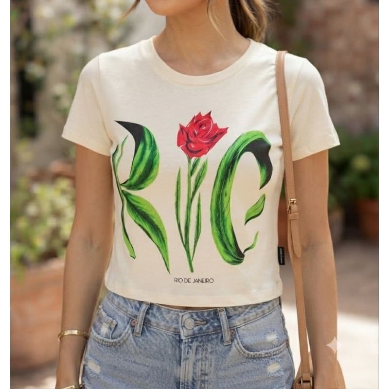 BLUSA FEMININA  ALGODÃO T-SHIRT MODA VERÃO BLUSA DE MANGA BABYLOOK
