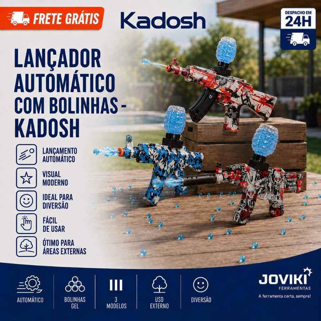 Lançador Automático Com Bolinhas - Kadosh