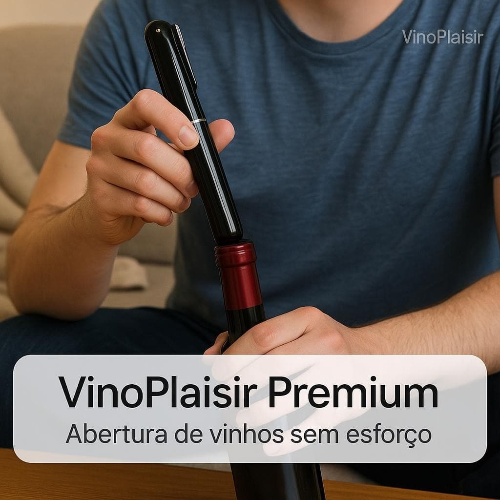 Saca Rolhas Pneumático A Gas Elegante Pratico para Vinho