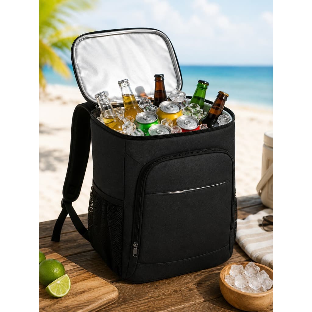 Mochila Térmica Cooler Grande Para Bebidas Cerveja Gelo Praia Churrasco Viagem