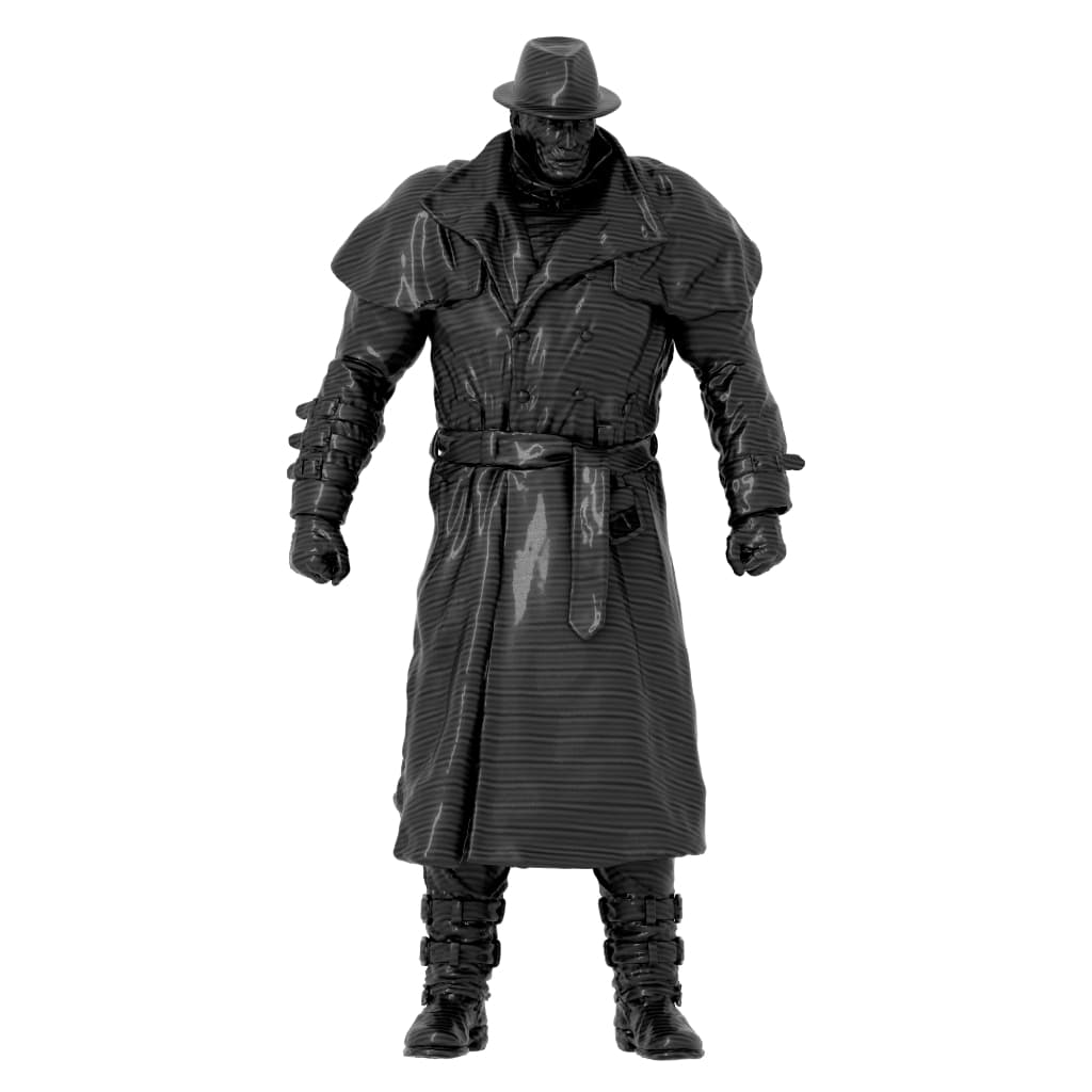 Action Figure Mr. X Resident Evil 2 Cor Única - Boneco Colecionável Mr. X de Resident Evil 2