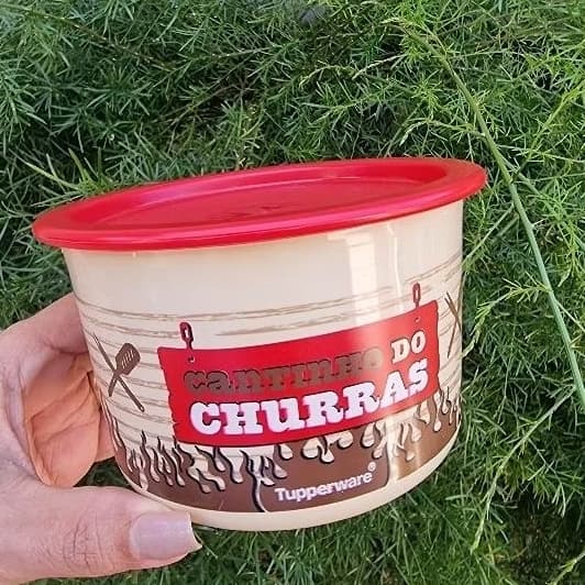Tupperware Cantinho do Churras 575ml - Pote Instantânea Original para Alimentos