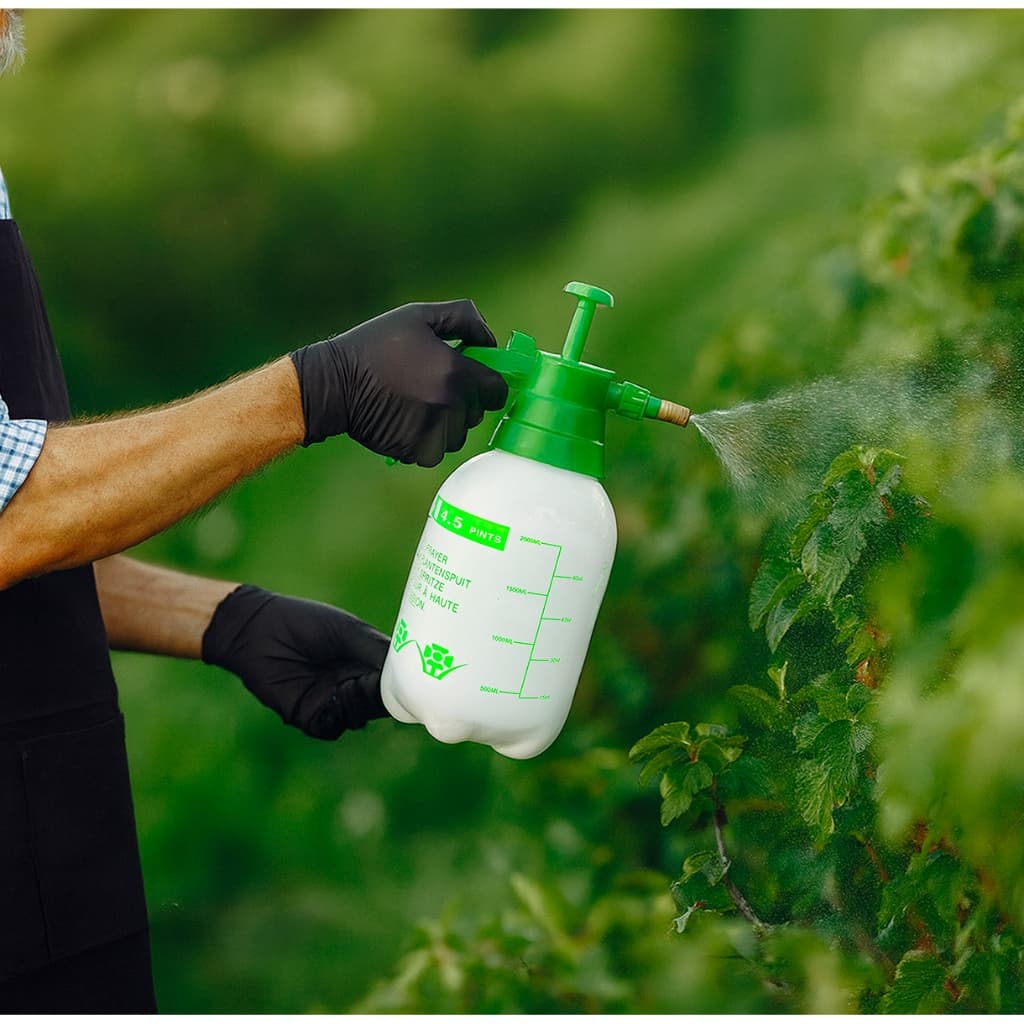 Pulverizador Manual 2 Litros com Bomba de Pressão e Bico Regulável Verde