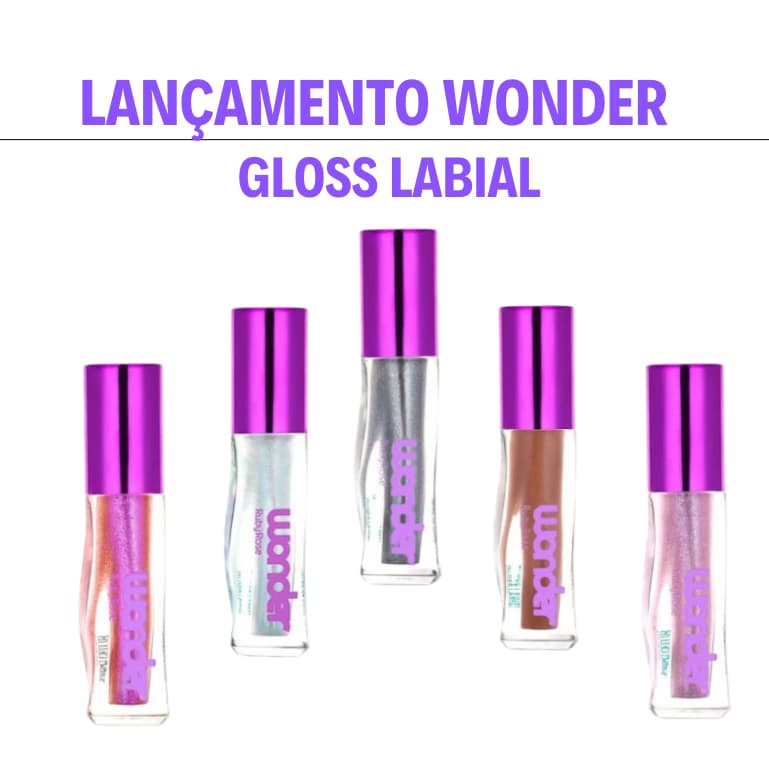 Gloss Labial Hbl6414 Lançamento Wonder Ruby Rose