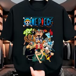 Camiseta Unissex Luffy Anime One Piece Tecido Premium 100% Algodão