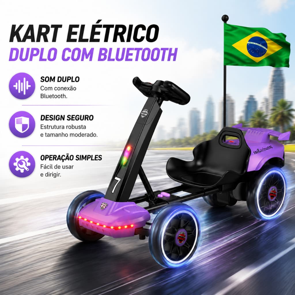 Trailforge-M1 Mini Carro Elétrico Infantil Kart 100W 8km/h Veículos De Brinquedotrico Eletrônico