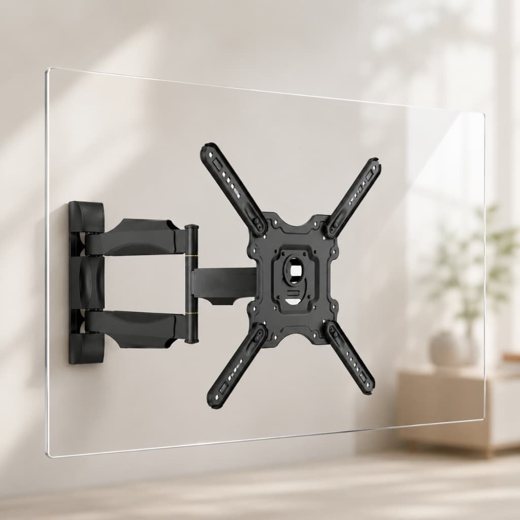 Suporte para TV Articulado Slim Universal 32 a 60 Polegadas com Giro 360°, Inclinável, Braço Longo e Instalação Fácil