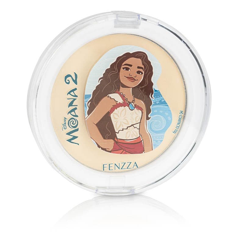 Pó Compacto Moana 2 Disney Fenzza 10g Maquiagem Facial