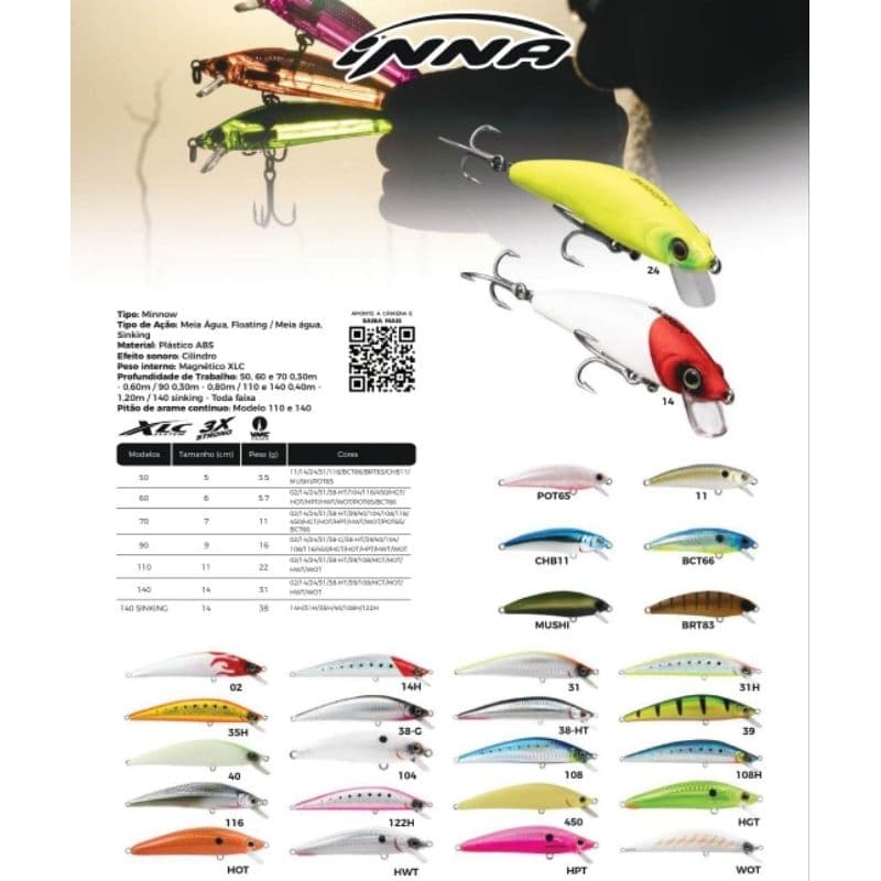 Isca Artificial Marine Sports Inna 70 – 7 cm - 11g