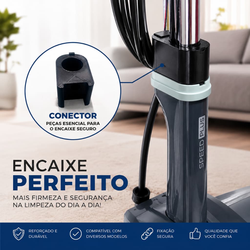 Conector pegador UNIVERSAL REFORÇADO Compatível Electrolux - SKT12 TK13 STK14 STK15 STK16