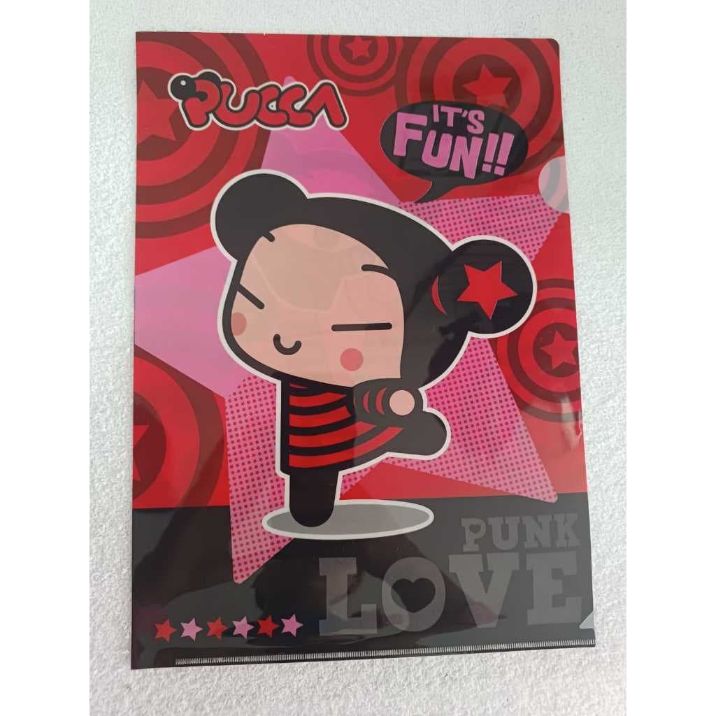 Pasta Plástica em L A4 Pucca