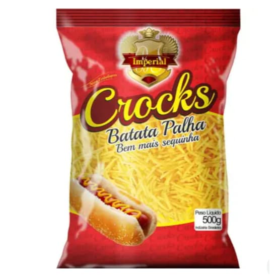 Imperial Batata Palha Crocks 500g -Alimentos, Lanches, Comidas, Festas, Eventos