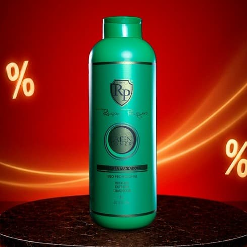 Mascara Matizadora Green Robson Peluquero Tom Verde Perolado