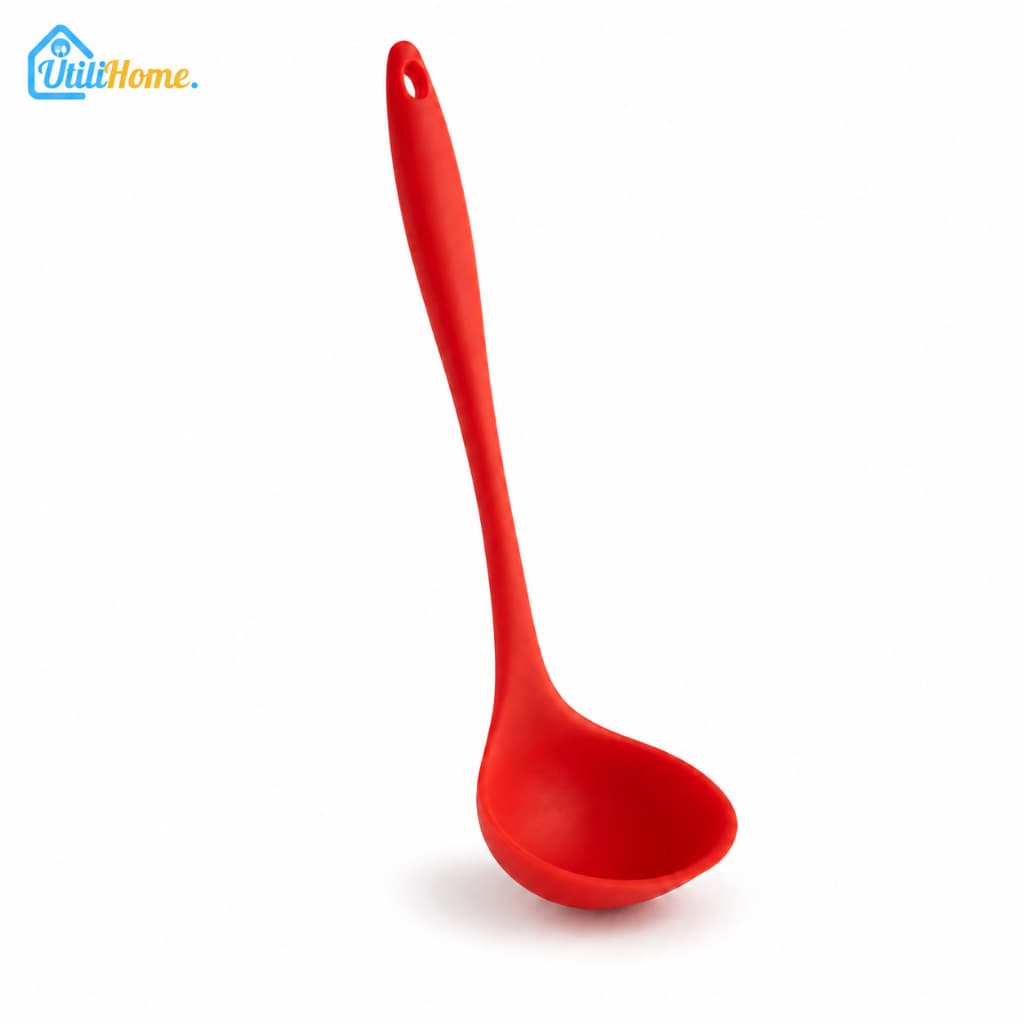 Concha de Silicone para Cozinha 28,6cm Resistente até 230°C Não Arranha Panelas Livre de BPA