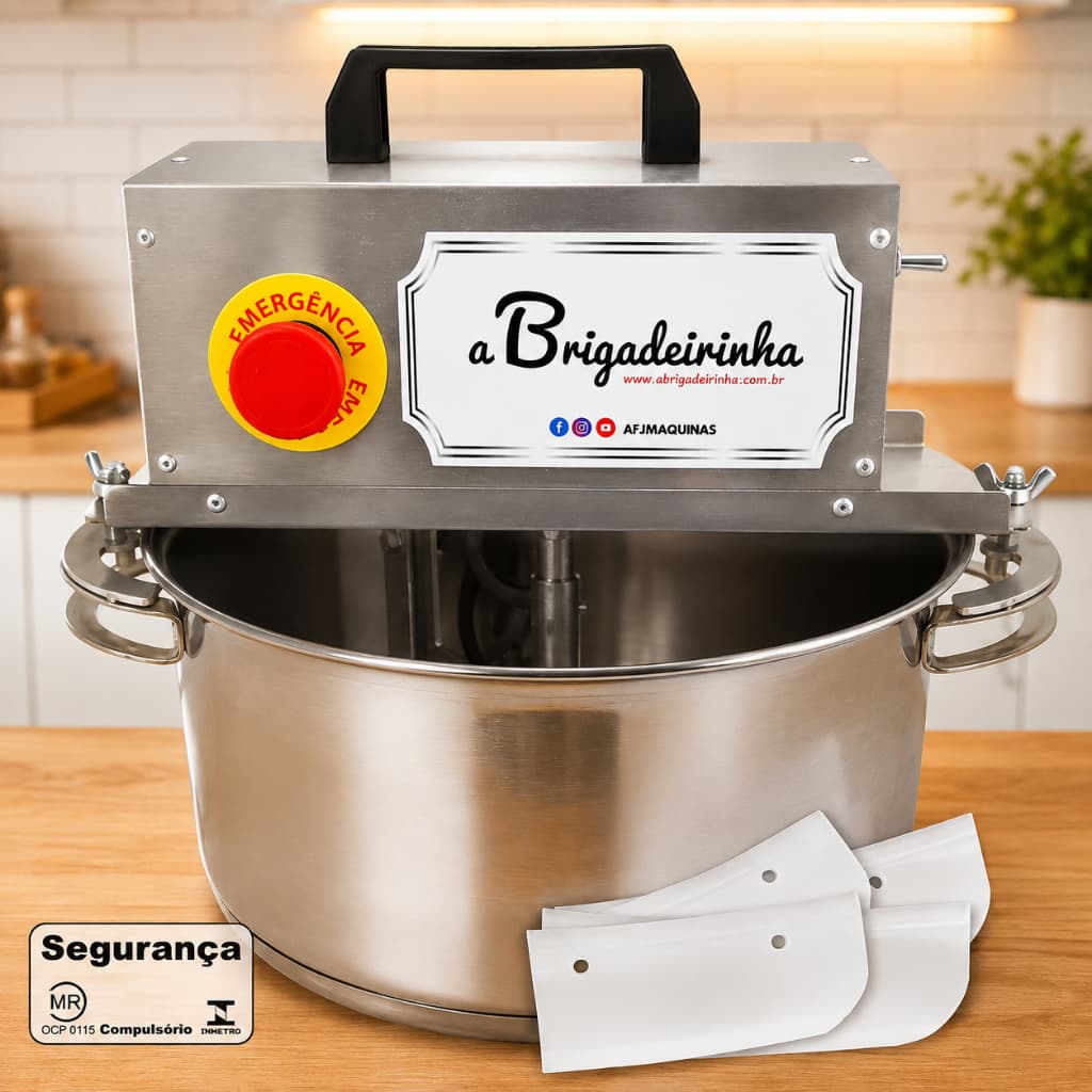 Indução Panela para mexer doces em INOX 28 CM -Modelo Platinum-A brigadeirinha