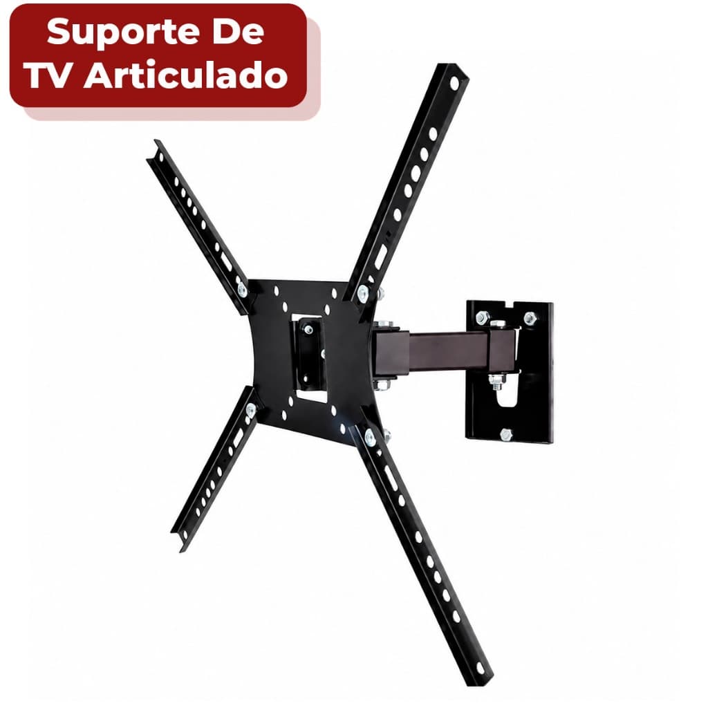 Suporte Para TV Articulado Universal 10 A 56 Polegada LCD LED OLED QLED Compatível Vesa Inclinável