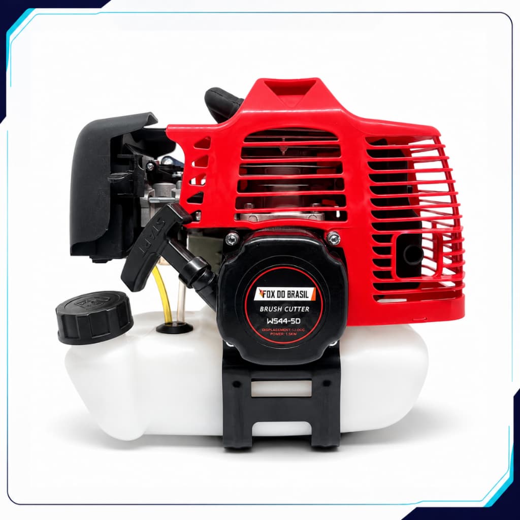 Motor Roçadeira Gasolina 52cc 2 Tempos Fox FX430-BP Partida Manual