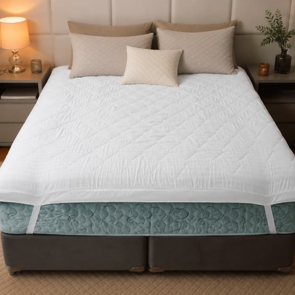 Pillow Top Casal Toque de Pluma Protetor Colchão Conforto Macio