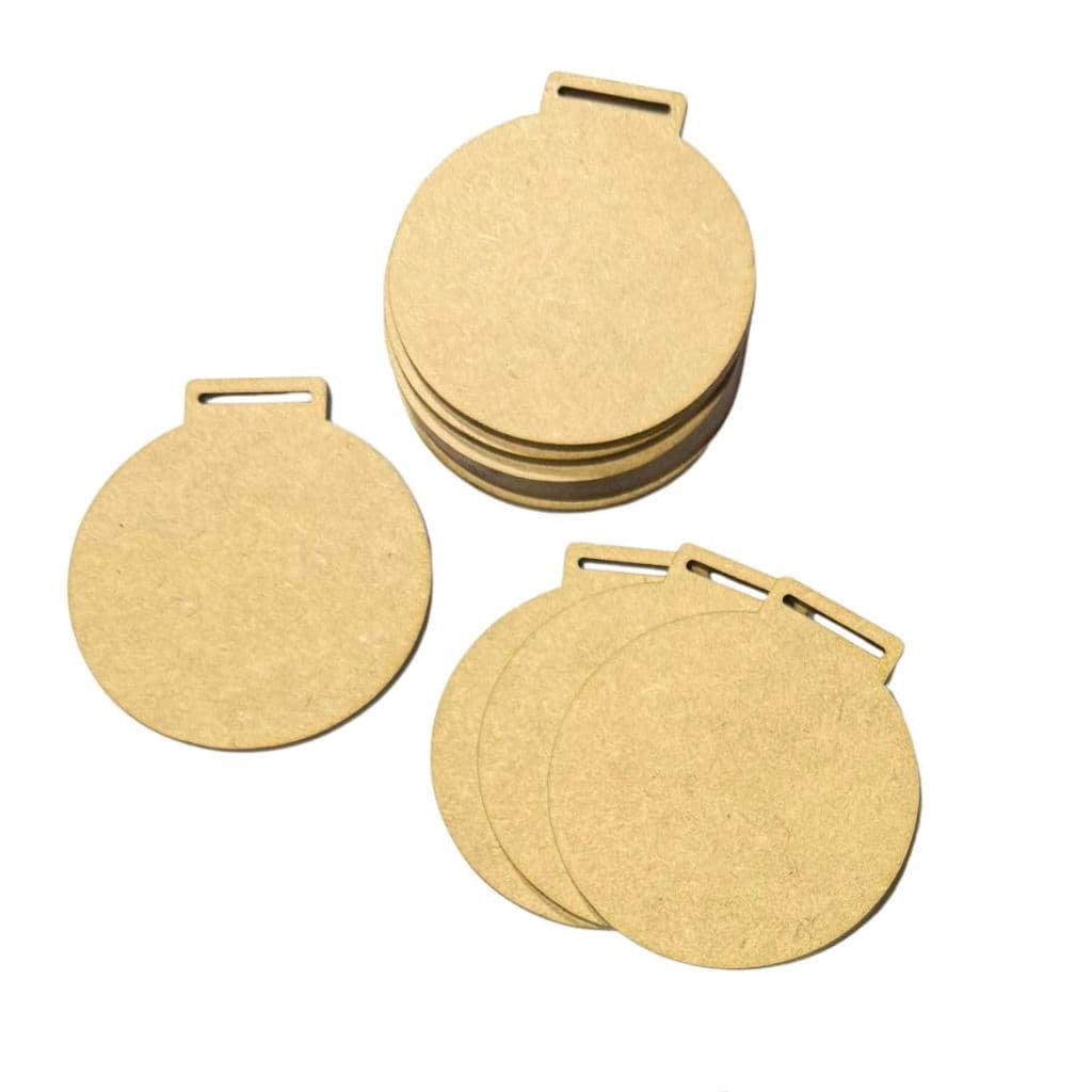 75 Recorte Mdf Cru Para Medalha redonda 7 cm tag pingente acessorio esportivo premiação evento mdf