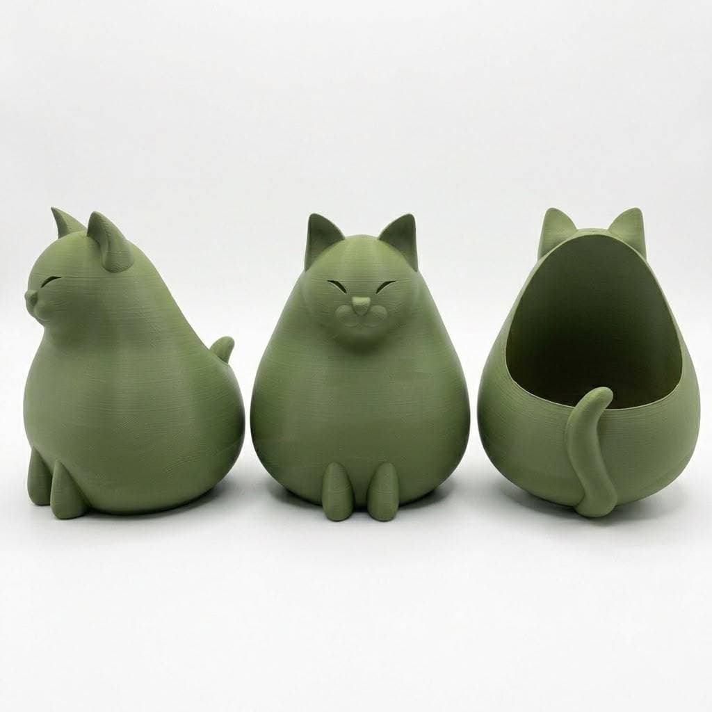 Porta Canetas Gatinho Fofo Organizador de Mesa Porta Lapis Decorativo Escritorio Papelaria