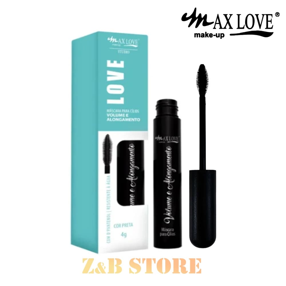 Mascara de Cílios Max Love | Volume e Alongamento para Cílios Mais Destacados Olhar Marcante