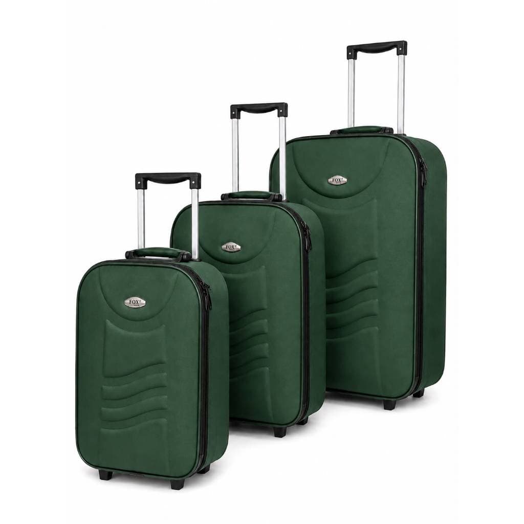 Kit 3 Malas de Viagem P M G Fox Indy Mala de Bordo 10kg Padrão ANAC com Rodinhas
